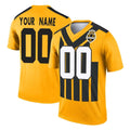 Custom P.Steelers Gold Legend Limited 1933 Throwback Performance Home Game Any Name & Numbers Gdoa Stitched Jerseys