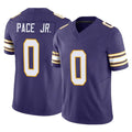 M.Vikings #0 Ivan Pace Jr. Player Purple Limited Classic Vapor F.U.S.E. Home Game Gdoa Stitched Jerseys