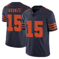 C.Bears #15 Rome Odunze Player Navy Blue Alternate Vapor Untouchable Limited Gdoa Stitched Jerseys