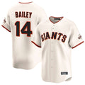 SF.Giants #14 Patrick Bailey Player Cream Home Limited Fdoa Stitched Jerseys