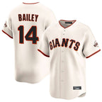 SF.Giants #14 Patrick Bailey Player Cream Home Limited Fdoa Stitched Jerseys