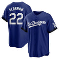 LA.Dodgers #22 Clayton Kershaw Player Royal City Connect Home Game Fdoa Stitched Jerseys