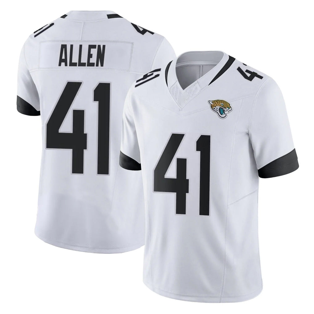 J.Jaguars #41 Josh Hines-Allen Player White Vapor F.U.S.E. Limited Home Game Gdoa Stitched Jerseys
