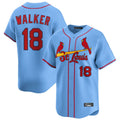 St. Louis Cardinals #18 Jordan Walker Player Light Blue Home Limited Fdoa Stitched Jerseys