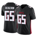 A.Falcons #65 Matthew Bergeron Player Black Vapor F.U.S.E. Limited Home Game Gdoa Stitched Jerseys