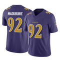 B.Ravens #92 Nnamdi Madubuike Player Purple Vapor F.U.S.E. Limited Gdoa Stitched Jerseys