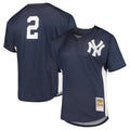 NY.Yankees #2 Derek Jeter Player Navy Mitchell & Ness Limited Fdoa Stitched Jerseys