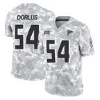 A.Falcons #54 Brandon Dorlus Player Camo Salute to Service Limited Gdoa Stitched Jerseys