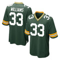 GB.Packers #33 Evan Williams Player Green Home Game Gdoa Stitched Jerseys