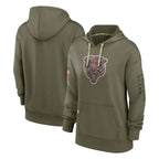 C.Bears ## Bears Blank Player Olive Salute to Service Pullover Hoodies Gdoa Stitched Jerseys