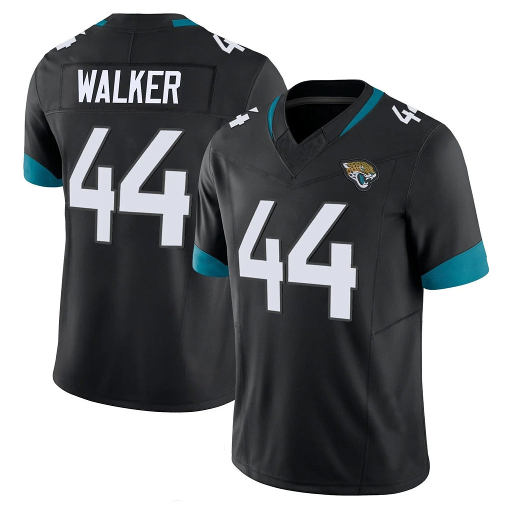 J.Jaguars #44 Travon Walker Player Black Vapor F.U.S.E. Limited Home Game Gdoa Stitched Jerseys