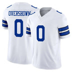 D.Cowboys #0 DeMarvion Overshown Player White Limited Vapor F.U.S.E. Home Game Gdoa Stitched Jerseys