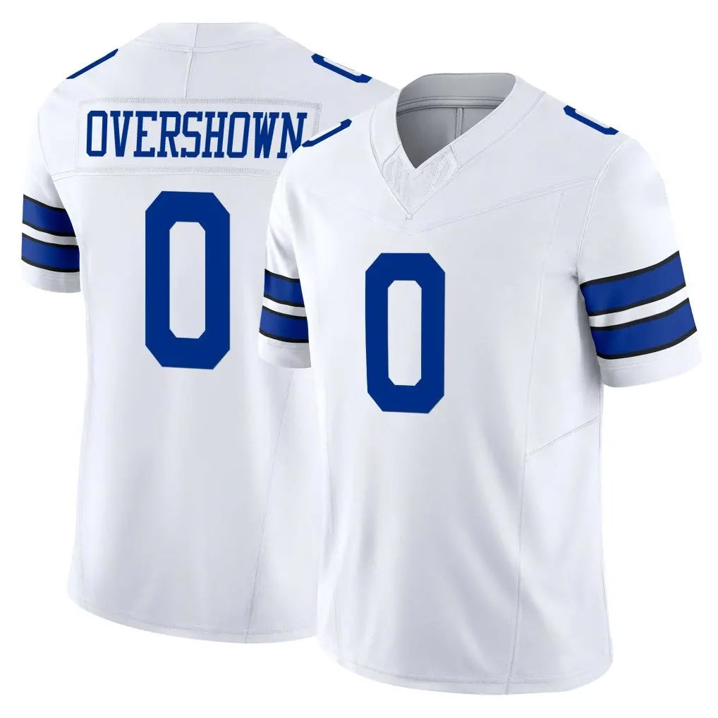 D.Cowboys #0 DeMarvion Overshown Player White Limited Vapor F.U.S.E. Home Game Gdoa Stitched Jerseys