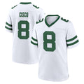 NY.Jets #8 Andre Cisco Player White Legacy Home Game Gdoa Stitched Jerseys