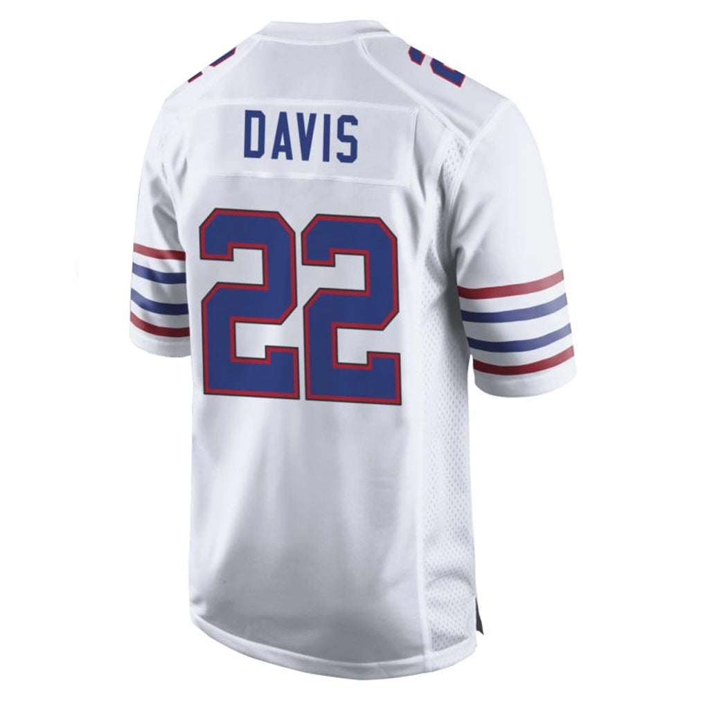 B.Bills #22 Ray Davis Player White Alternate Limited Home Game Gdoa Stitched Jerseys