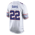 B.Bills #22 Ray Davis Player White Alternate Limited Home Game Gdoa Stitched Jerseys