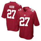 NY.Giants #27 Tyler Nubin Player Red Home Game Gdoa Stitched Jerseys