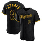 M.Twins #9 Trevor Larnach Player Black Snake Skin City Home Limited Elite Fdoa Stitched Jerseys