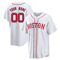 Custom B.Red Sox White Patriots' Day Game Home Any Name & Number Gdoa Stitched Jerseys