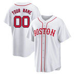 Custom B.Red Sox White Patriots' Day Game Home Any Name & Number Gdoa Stitched Jerseys