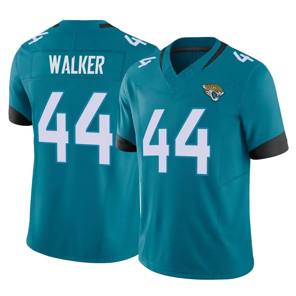 J.Jaguars #44 Travon Walker Player Teal Vapor F.U.S.E. Limited Home Game Gdoa Stitched Jerseys