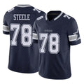 D.Cowboys #78 Terence Steele Player Navy Limited Vapor F.U.S.E. Home Game Gdoa Stitched Jerseys