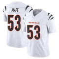 C.Bengals #53 Boye Mafe Player White Vapor F.U.S.E. Limited Home Game Gdoa Stitched Jerseys