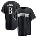 A.Diamondbacks #8 James McCann Player Black Game Home Gdoa Stitched Jerseys