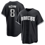 A.Diamondbacks #8 James McCann Player Black Game Home Gdoa Stitched Jerseys