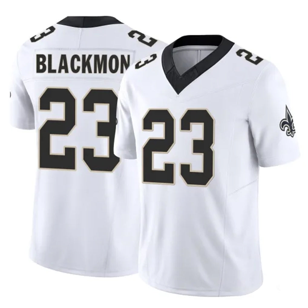 NO.Saints #23 Julian Blackmon Player White Limited Vapor F.U.S.E. Home Game Gdoa Stitched Jerseys