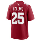 A.Cardinals #25 Zaven Collins Player Cardinal Home Game Gdoa Stitched Jerseys