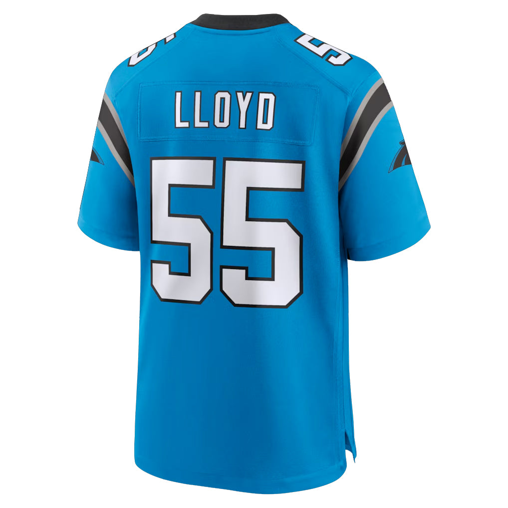 C.Panthers #55 Devin Lloyd Player Blue Home Game Gdoa Stitched Jerseys