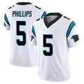 C.Panthers #5 Jaelan Phillips Player White Vapor F.U.S.E. Limited Home Game Gdoa Stitched Jerseys
