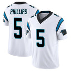 C.Panthers #5 Jaelan Phillips Player White Vapor F.U.S.E. Limited Home Game Gdoa Stitched Jerseys