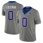 B.Bills #0 Keon Coleman Player Gray Limited Nickel City Home Game Gdoa Stitched Jerseys