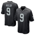 LV.Raiders #9 Jalen Nailor Player Black Home Game Gdoa Stitched Jerseys