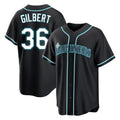 S.Mariners #36 Logan Gilbert Player Black Fashion Home Limited Fdoa Stitched Jerseys