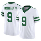 NY.Jets #9 Will McDonald IV Player White Legacy Limited Vapor F.U.S.E. Home Game Gdoa Stitched Jerseys