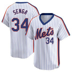 NY.Mets #34 Kodai Senga Player White Cooperstown Collection T-shirt Game Fdoa Stitched Jerseys