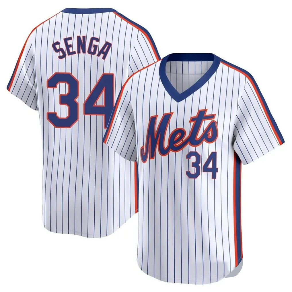 NY.Mets #34 Kodai Senga Player White Cooperstown Collection T-shirt Game Fdoa Stitched Jerseys
