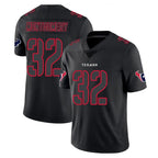 H.Texans #32 David Montgomery Player Black Impact Limited Game Gdoa Stitched Jerseys