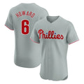 P.Phillies #6 Ryan Howard Player Gray Home Limited Elite Fdoa Stitched Jerseys