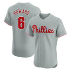 P.Phillies #6 Ryan Howard Player Gray Home Limited Elite Fdoa Stitched Jerseys