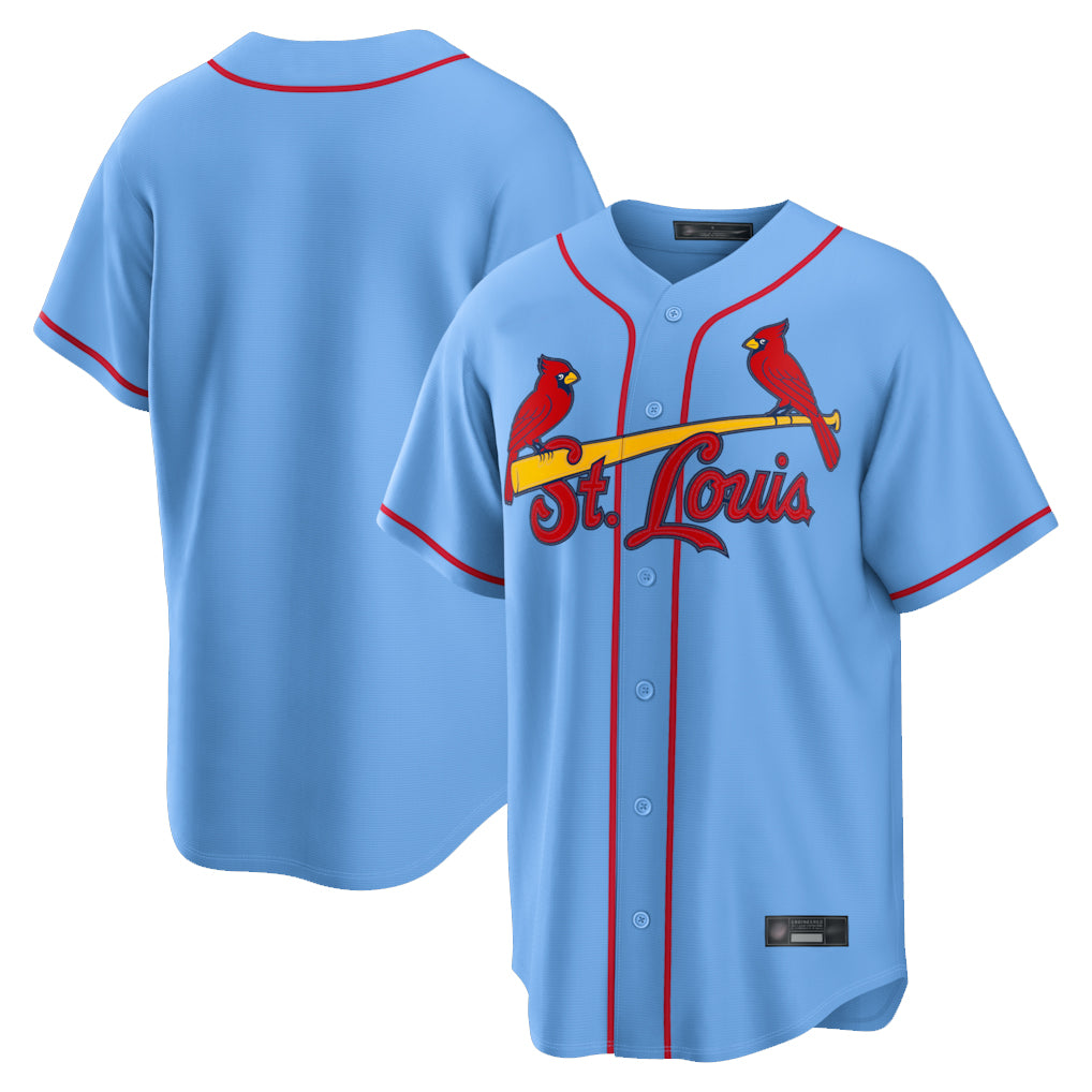 St. Louis Cardinals ## Cardinals Blank Player Light Blue Home Limited Game Fdoa Stitched Jerseys