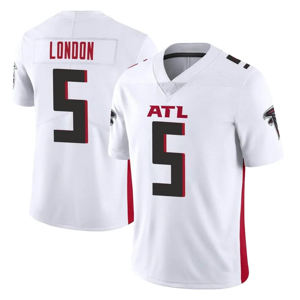 A.Falcons #5 Drake London Player White Vapor Untouchable Limited Home Game Gdoa Stitched Jerseys