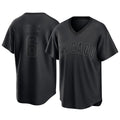 C.Cubs #6 Matt Shaw Player Black T-shirt Home Game Gdoa Stitched Jerseys