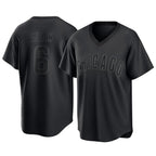 C.Cubs #6 Matt Shaw Player Black T-shirt Home Game Gdoa Stitched Jerseys