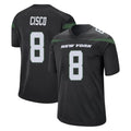 NY.Jets #8 Andre Cisco Player Stealth Black Home Game Gdoa Stitched Jerseys