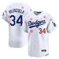 LA.Dodgers #34 Fernando Valenzuela Player White Tokyo Series Vapor Premier Limited Fdoa Stitched Jerseys