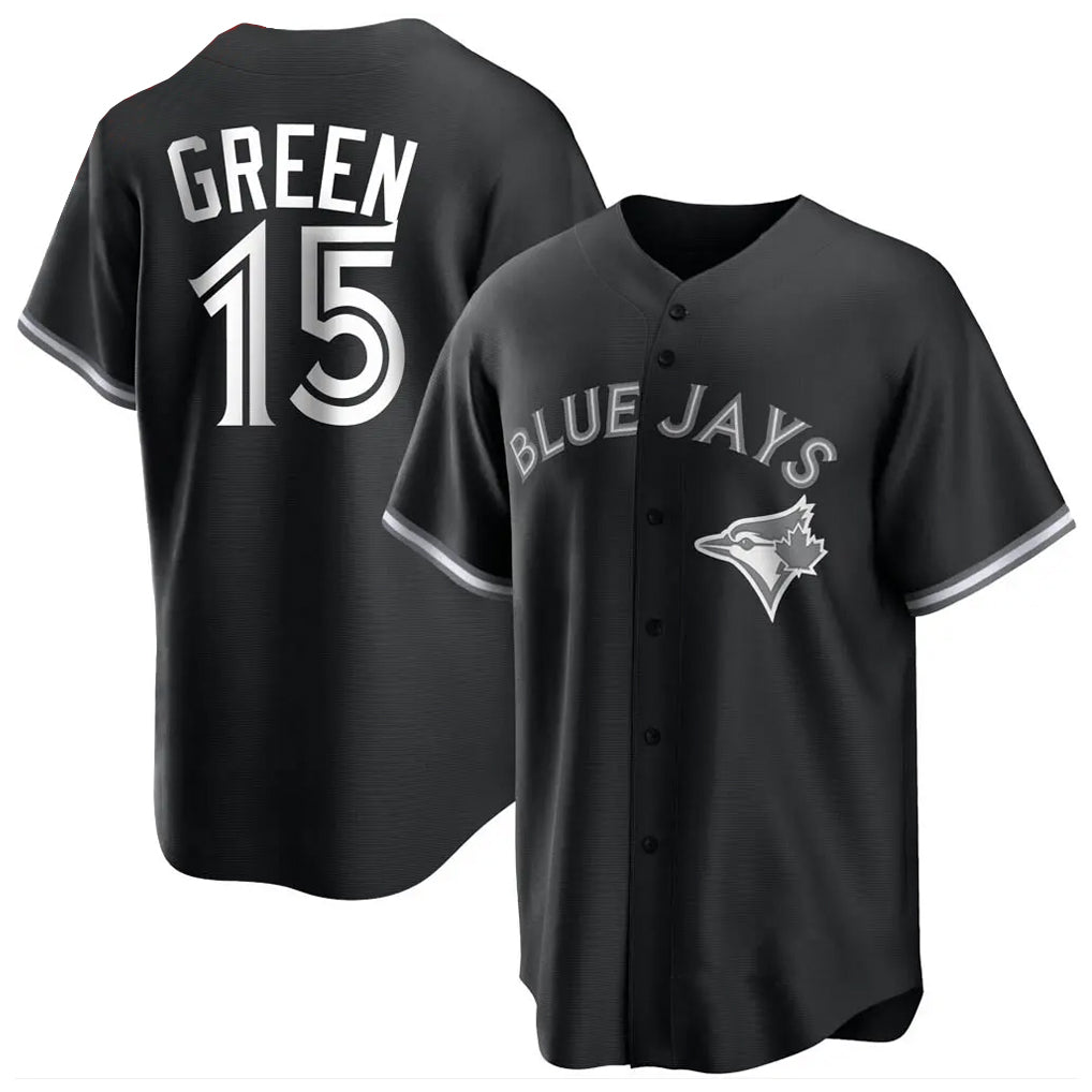 T.Blue Jays #15 Chad Green Player Black City Connect Limited Fdoa Stitched Jerseys